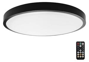 Φωτιστικό οροφής μπάνιου LED με αισθητήρα LED/24W/230V 4000K IP44 μαύρο