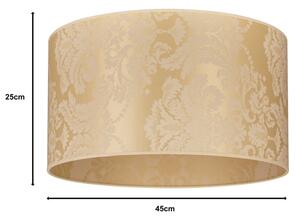 Duolla - Universal lampshade ROLLER E27 διάμετρος 45 cm χρυσό