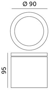 Φωτιστικό σποτ εξωτερικού χώρου 1xGU10/35W/230V IP54 στρογγυλό μαύρο