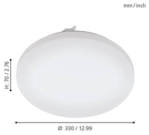 Eglo 79523 - Φωτιστικό οροφής μπάνιου LED TUSCOLA LED/14,6W/230V IP44