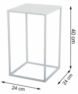 Σταντ για γλάστρα 40x24 cm λευκό