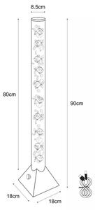 Zuma Line 003064-029600 - LED RGB Επιδαπέδιο φωτιστικό AQUA LED/3,6W/5V