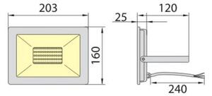 Προβολέας εξωτερικού χώρου LED ADVIVE PLUS LED/50W/230V IP65