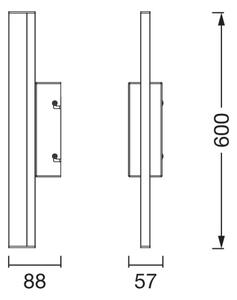 Ledvance -LED Dimmable φωτισμός καθρέφτη ORBIS MIRROR LED/10W/230V 60 cm IP44