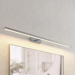 Lindby LED καθρέφτης Jukka, 120 cm, χρώμιο, μέταλλο, IP44