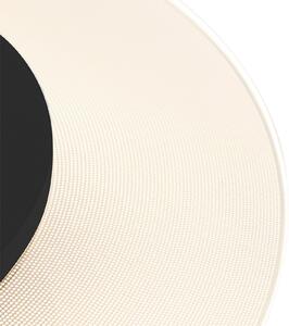 Φωτιστικό οροφής LED Lido, μαύρο, Ø 28cm