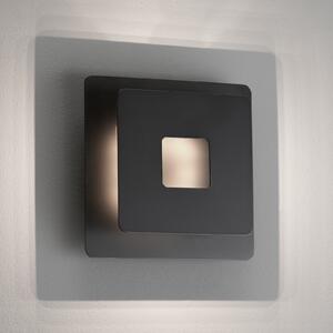 LED φωτιστικό τοίχου Hennes, 18x18cm, μαύρο