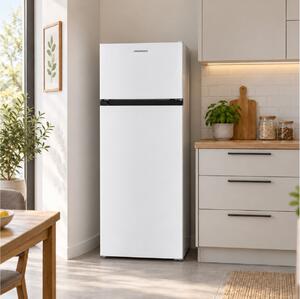 Ψυγείο Δίπορτο Heinner HF-HM248INVE++ με Συνολική Χωρητικότητα 248L, Ενεργειακή Κλάση E και Ύψος 165.5cm - White