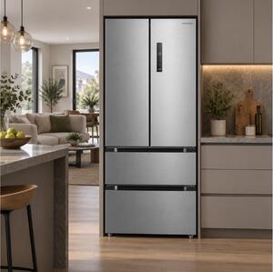 Ψυγείο Multidoor Heinner HCFD-M516INVXE++ No Frost, με Χωρητικότητα 516L, Ενεργειακή Κλάση Ε και Ύψος 189.8cm - Inox