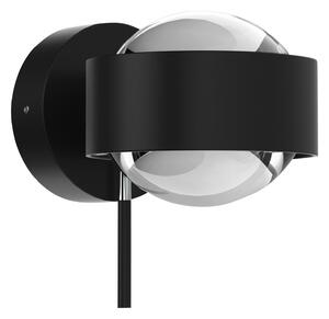 Puk Mini Wall+, φακοί G9 διαφανείς, μαύρο ματ/χρώμιο