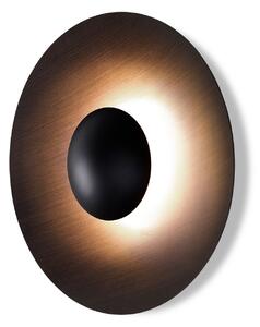 MARSET Ginger 20C LED φωτιστικό τοίχου Ø20cm καφέ/καφέ