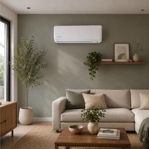 Κλιματιστικό Inverter Mitsubishi Heavy Industries DXK Series DXK09Z6-W1 με απόδοση 9000 Btu, λειτουργία αυτοκαθαρισμού και ενεργειακή κλάση A++/A+++