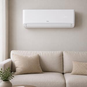 Κλιματιστικό Inverter TCL SaveIN AI Series SAVEIN AI-09ZG31 με Wi-Fi, απόδοση 9000 Btu, λειτουργία AI, αυτοκαθαρισμού και ενεργειακή κλάση A++/A+++ -