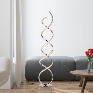 Paul Neuhaus LED φωτιστικό δαπέδου Kiribi, μέταλλο, 140 cm, ρυθμιζόμενο