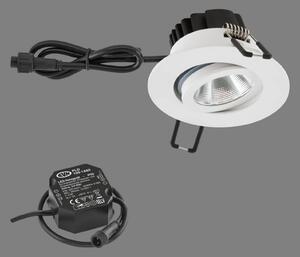 EVN PC65 εξωτερικός χωνευτός φωτισμός στρογγυλός, 3000K λευκό