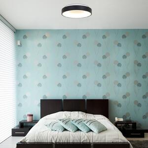 Φωτιστικό οροφής LED Ringlede 2.700 K Ø 48 cm μαύρο