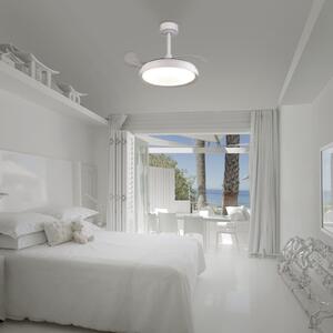 LED ανεμιστήρας οροφής Mistral Mini λευκός DC αθόρυβος Ø 91 cm CCT