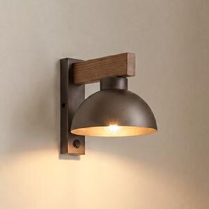 TK Lighting Φωτιστικό τοίχου Oslo, καφέ, μέταλλο, ύψος 20 cm, E27, ρυθμιζόμενος, Καφέ / Σκουριάς, Σαλόνι / τραπεζαρία, Μέταλλο, σύγχρονο