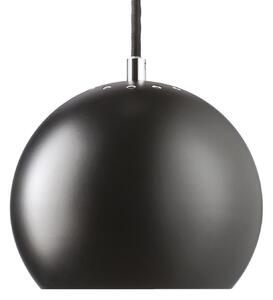 FRANDSEN κρεμαστό φωτιστικό Ball, μαύρο ματ, Ø 18 cm