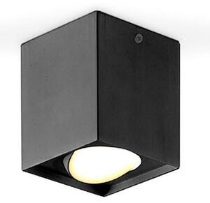EVN Kardanus LED φωτιστικό οροφής, 9x9cm, μαύρο