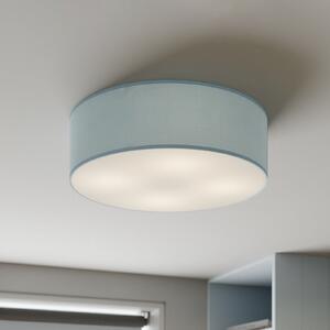 TK Lighting Φωτιστικό οροφής Rondo, μπλε, Ø 45 cm, ρυθμιζόμενος, Μπλε, υπνοδωμάτιο, Ύφασμα / Κλωστοϋφαντουργία, σύγχρονο