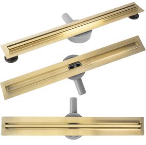 REA NEOX SLIM PRO Linear Drain BRUSHED GOLD 60