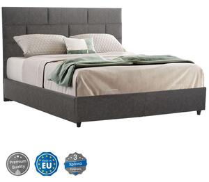 Κρεβάτι Soledad HM627.20 Με Απoθηκευτικό Χώρο 160x200cm Grey