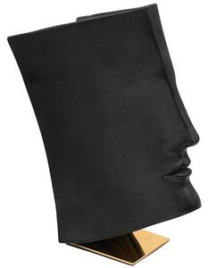 Διακοσμητική Φιγούρα Face 374-224-324 29x17x35cm Black-Gold