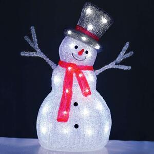 Διακοσμητική Φιγούρα Με Φως Led Snowman X085402539 31x22x45cm Multi Aca