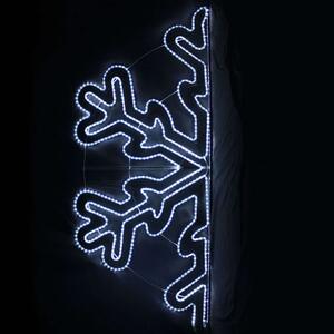 Χριστουγεννιάτικα Λαμπάκια Με Σχήμα Half Snowflake 684 Led X0868422111 100x240+150cm 81,7W Clear Aca