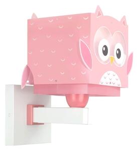 Φωτιστικό Τοίχου - Απλίκα Little Owl 64489 16x16x22cm 1xE27 Pink Ango