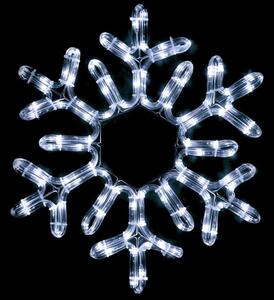 Χριστουγεννιάτικα Λαμπάκια Με Σχήμα Snowflake 96 Led X089622111N 38+150cm 16,4W Clear Aca