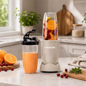 Μπλέντερ Nutribullet Pro 900 NB907MASN με ισχύ 900W, χωρητικότητα 900ml και 1 ταχύτητα - Matte Sand