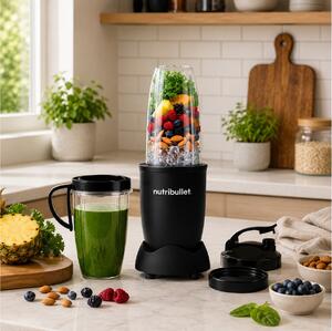 Μπλέντερ Nutribullet Pro 900 NB907MAB με ισχύ 900W, χωρητικότητα 900ml και 1 ταχύτητα - Matte Black