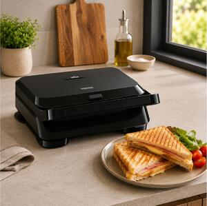 Τοστιέρα Braun SnackMaker 5 SM5000 με 1 σετ πλάκες, ισχύ 800W και χωρητικότητα 2 τοστ - Black