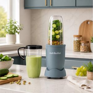 Μπλέντερ Nutribullet Pro 900 NB907MASL με ισχύ 900W, χωρητικότητα 900ml και 1 ταχύτητα - Matte Slate