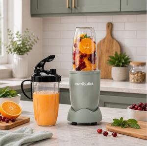 Μπλέντερ Nutribullet Pro 900 NB907MAJD με ισχύ 900W, χωρητικότητα 900ml και 1 ταχύτητα - Matte Jade