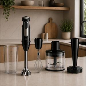 Ραβδομπλέντερ Braun MultiQuick 5 Pro MQ55307M με τεχνολογία PowerBell VPlus, ισχύ 1000W και 25 ταχύτητες