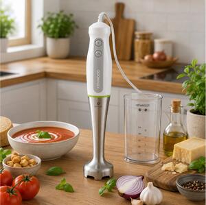 Ραβδομπλέντερ Kenwood Triblade HDP106WG με ισχύ 600W, 1 ταχύτητα και Turbo - White