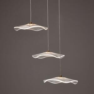 Φωτιστικό Οροφής Τρίφωτο LED Aca Ninfea ZM34LEDP45BR Brass