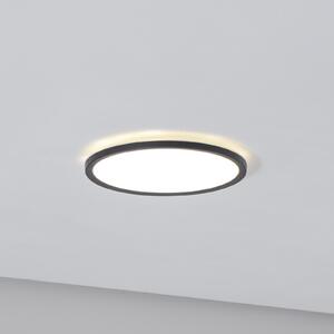Aqua LED πάνελ, Ø 30 cm, μαύρο, μέταλλο/πλαστικό, CCT dim