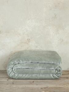 Κουβέρτα Βελουτέ Υπέρδιπλη 220x240 Coperta - Sage Green - Nima Home