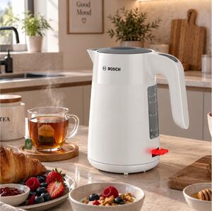 Βραστήρας Bosch MyMoment TWK2M161 με χωρητικότητα 1.7L και ισχύ 2400W - White