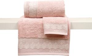 Πετσέτα Χεριών Μονόχρωμη 30X50 Anna Riska Superior Des Karla - Blush Pink 1