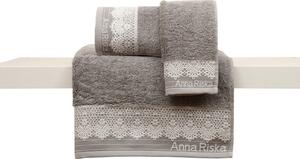 Πετσέτα Προσώπου 50X100 Anna Riska Superior Des Karla - Grey 4