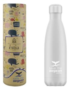 Θερμός 500ml ESTIA Save the Aegean White Matte 01-9014