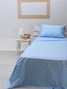 Παπλωματοθήκη Παιδική Μονή 160x250 Sunshine Home Cotton Feelings 22 Blue