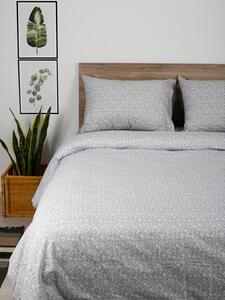 Σεντόνια Μονά 105x205+30 Με Λάστιχο Σετ 3 Τεμ. Sunshine Home Cotton Feelings 920 Grey