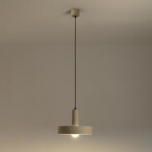 LEDS-C4 Keops 1 κρεμαστό φωτιστικό, καφέ ματ, Ø 28 cm, αλουμίνιο