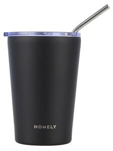 Ποτήρι Θερμός 400ml Homely Midnight Black 01-32623